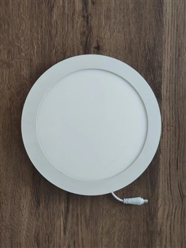 Ultra-thin Round Panel Ceiling Light LED Recessed Light Fixture Ceiling Downlight for Home / Office