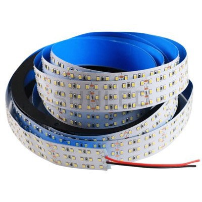Three rows of LED strips