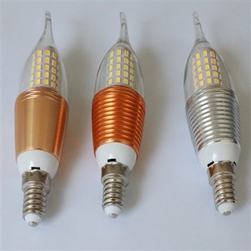 AC220V 12W candle light bulb