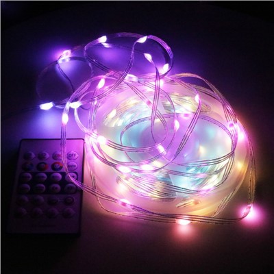 RGB LED Copper Wire Light String